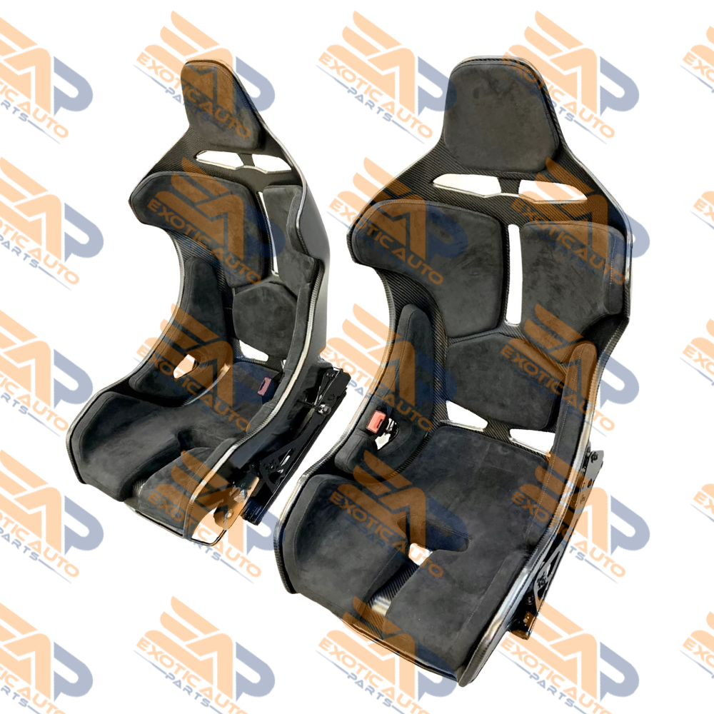 McLaren, A Pair Of Senna Seat Black (Wide) - Lhd